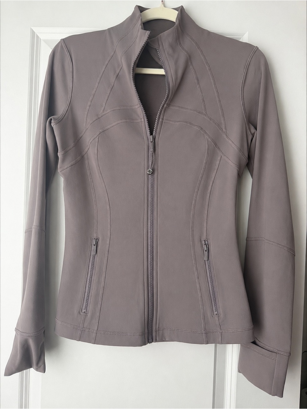 lululemon athletica Mauve Zip-Up Bomber Jacket